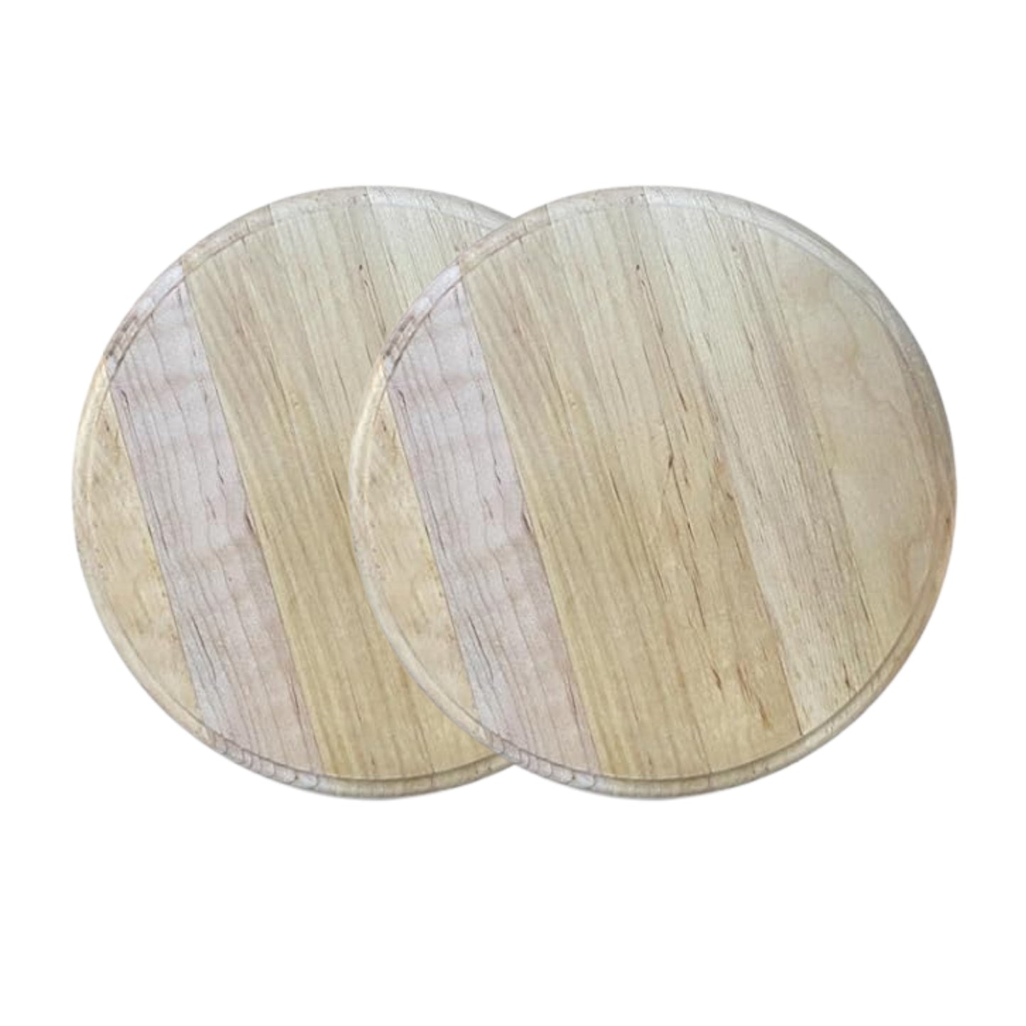 Lot de 2 Planches à Découper Rondes 23 cm – Bois