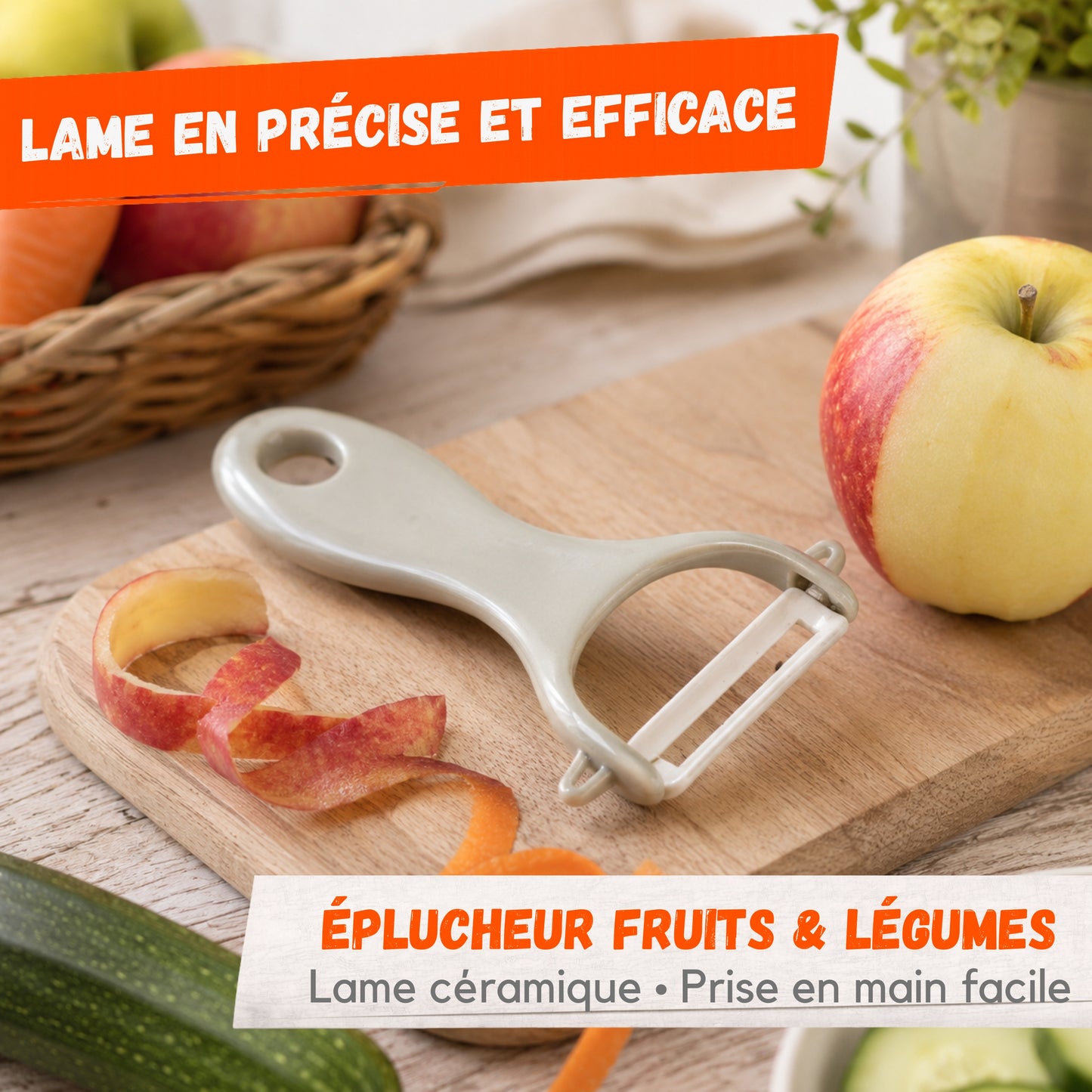 Éplucheur Céramique Fruits & Légumes