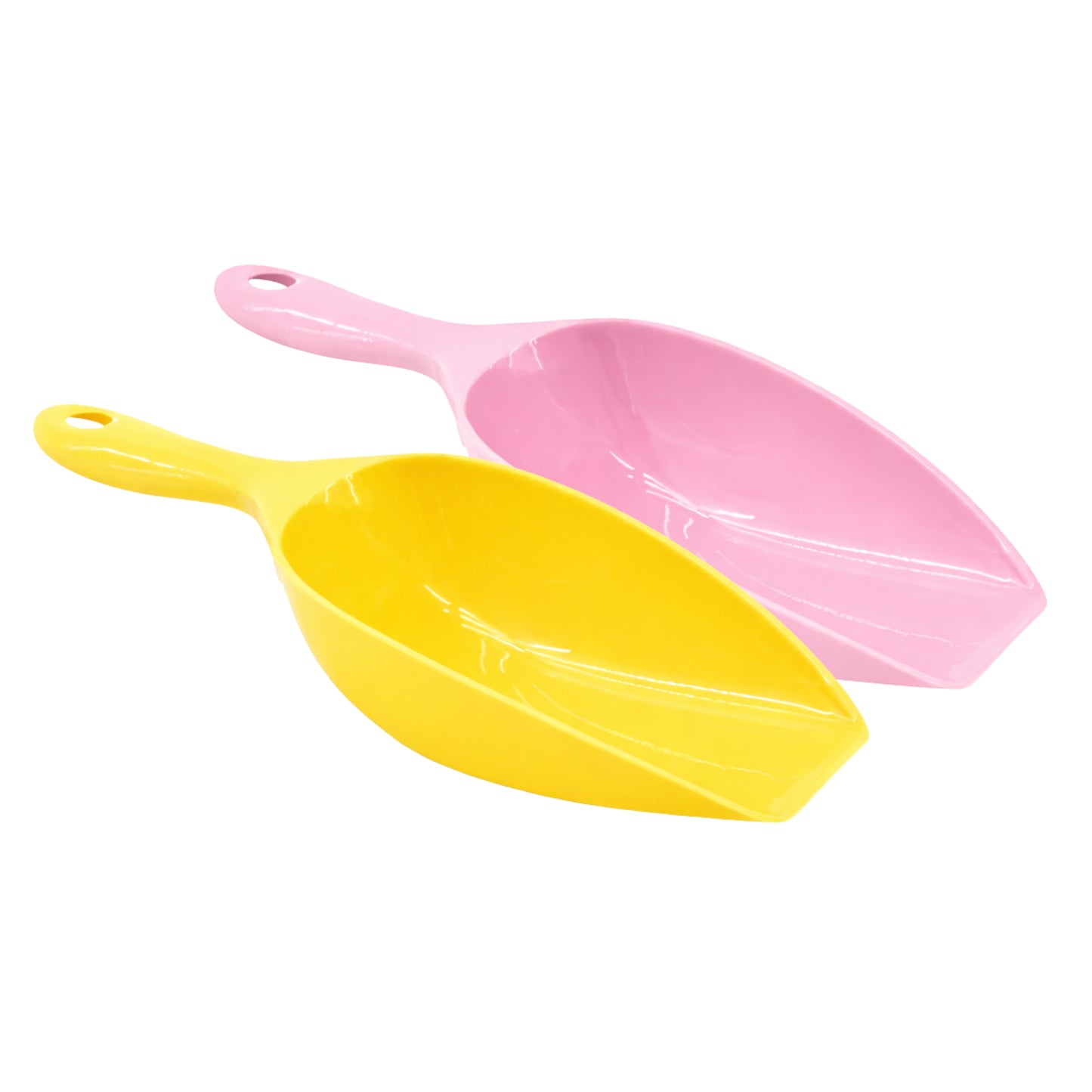 Lot de 2 Pelles de Jardin Plastique 19 cm – Couleur Aléatoire