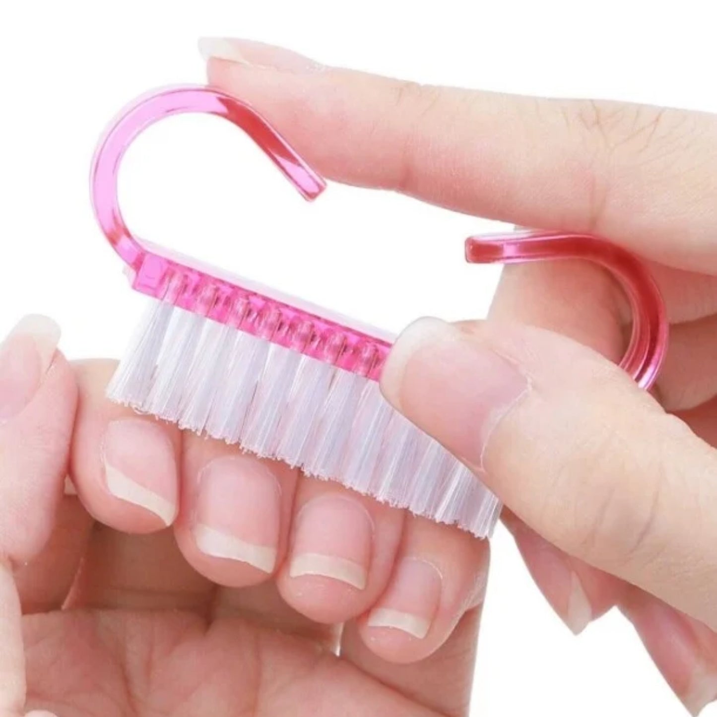 Brosses à Ongles Rose – Lot de 4