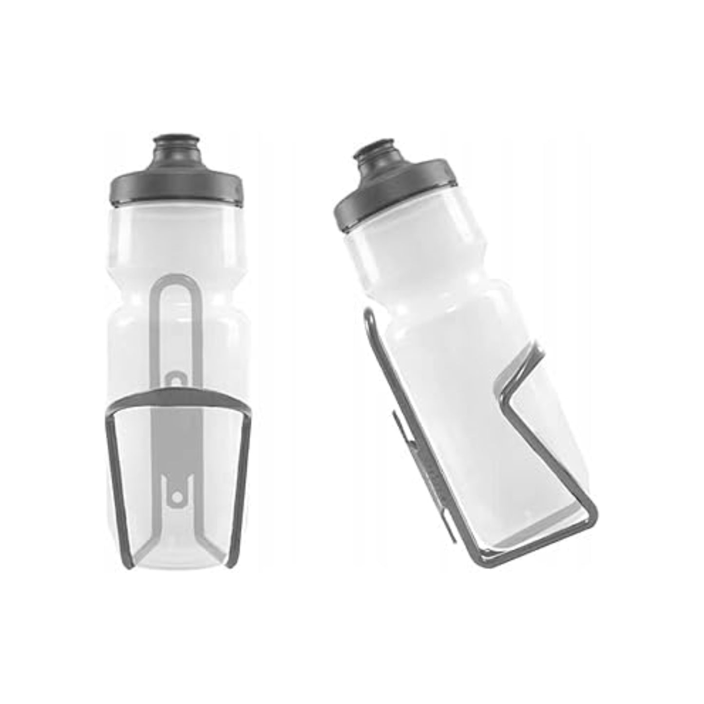 Porte-Bidon Vélo en Aluminium Argent – Bouteilles jusqu’à 1,5 L