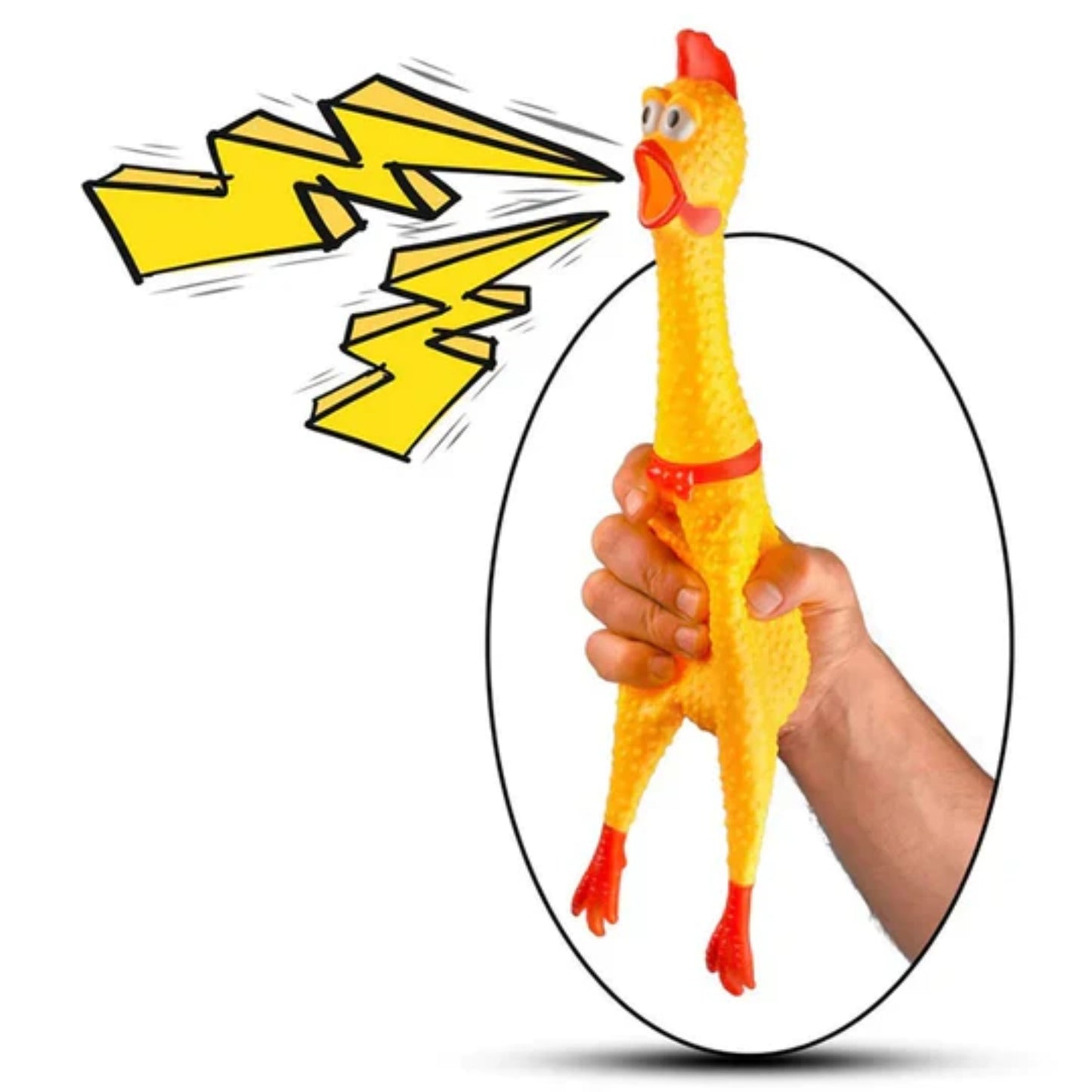 Jouet Chien Poulet Couineur 31 cm