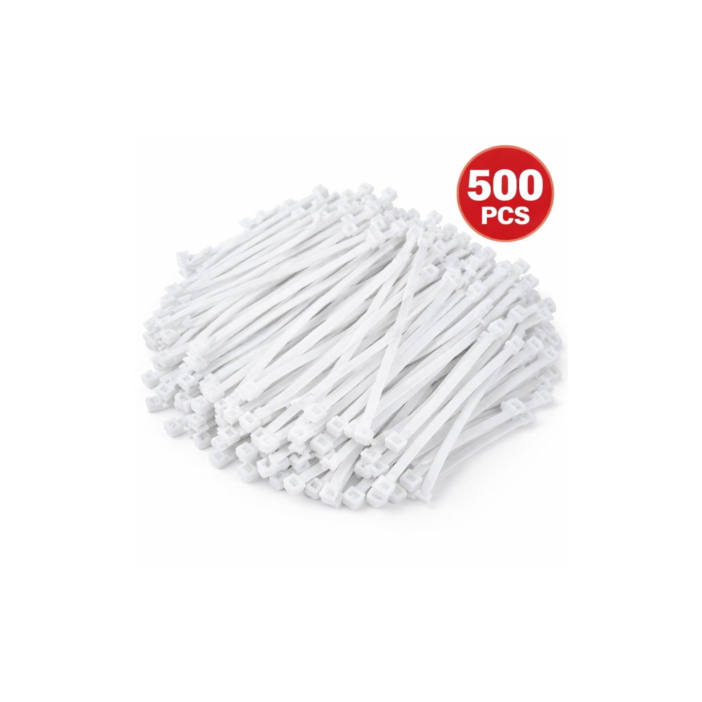 Serre-Câbles Blanc 100 mm – Lot de 500