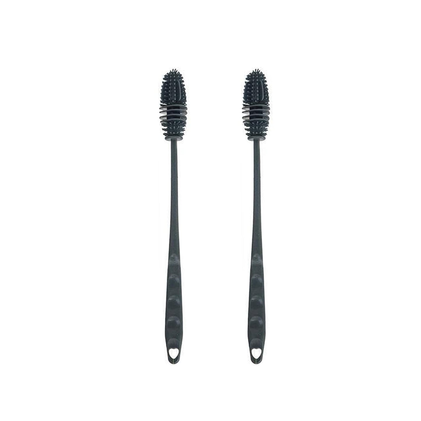 Lot de 2 Brosses Goupillon en Silicone –  28 x 3 cm
