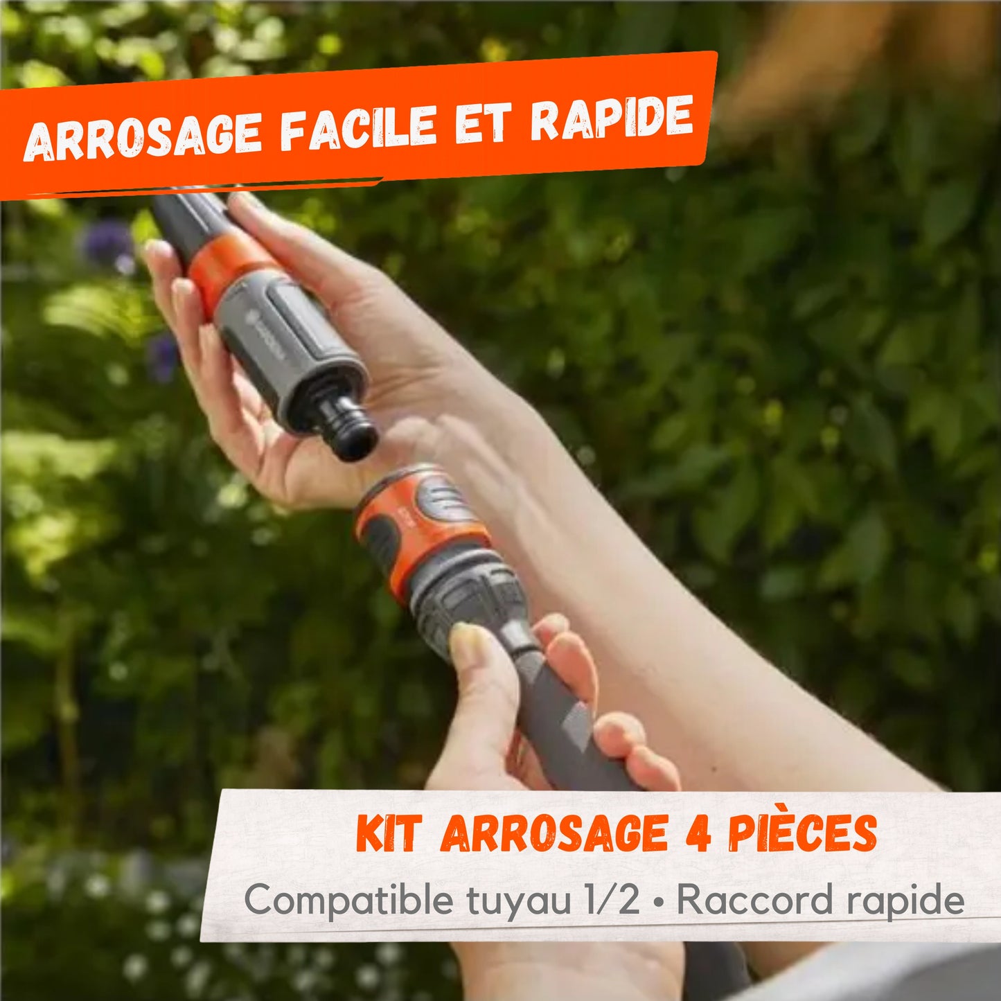 Kit Arrosage Tuyau 1/2 – 4 Pièces