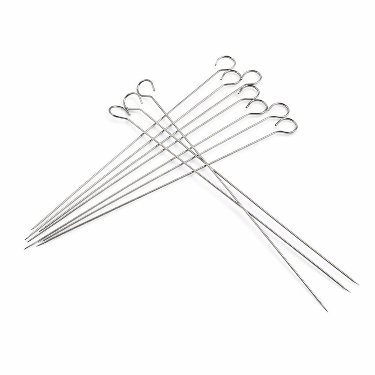 Brochettes en Acier Inoxydable 31 cm – Lot de 10