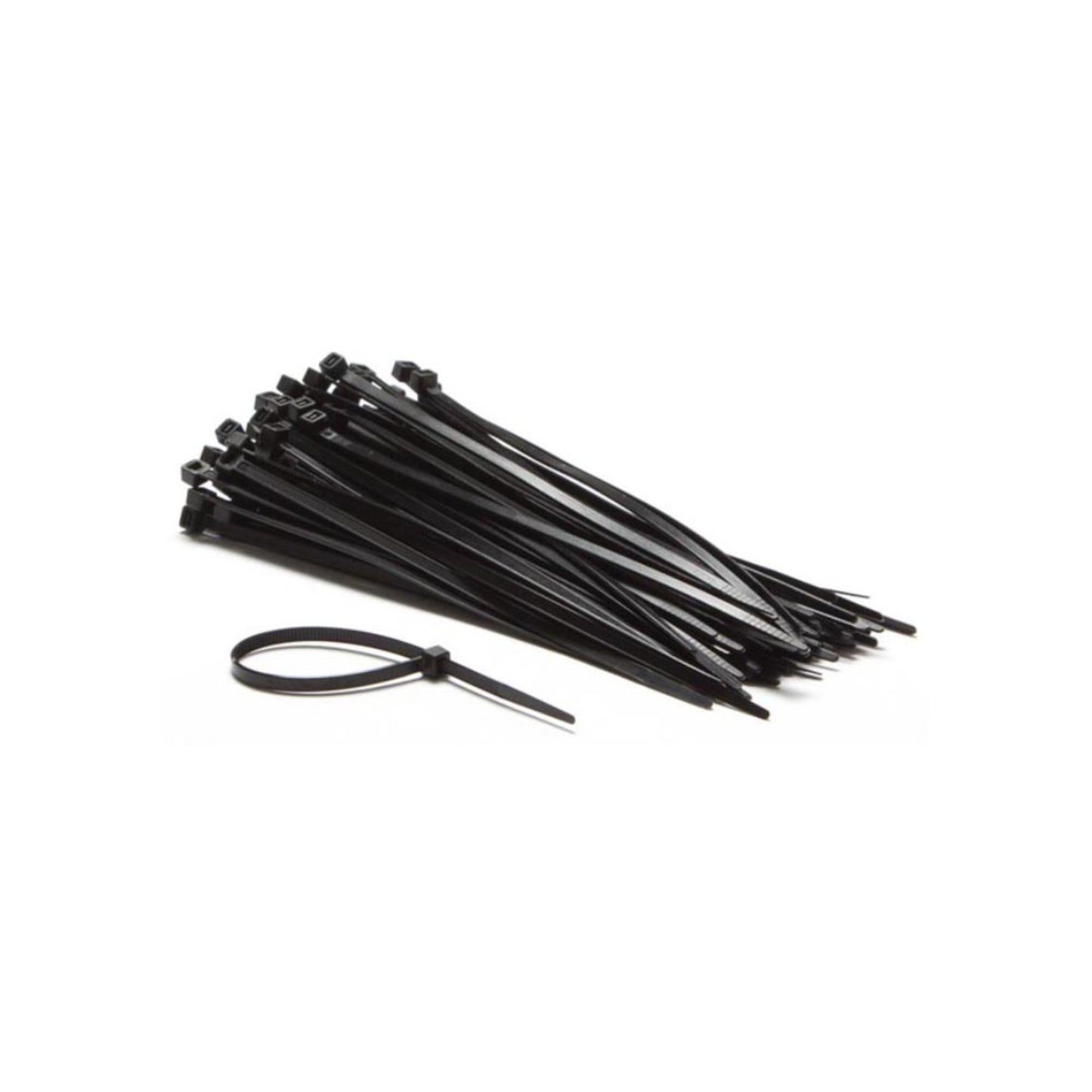 Lot de 100 Colliers de Serrage 100 mm × 2,5 mm – Noirs