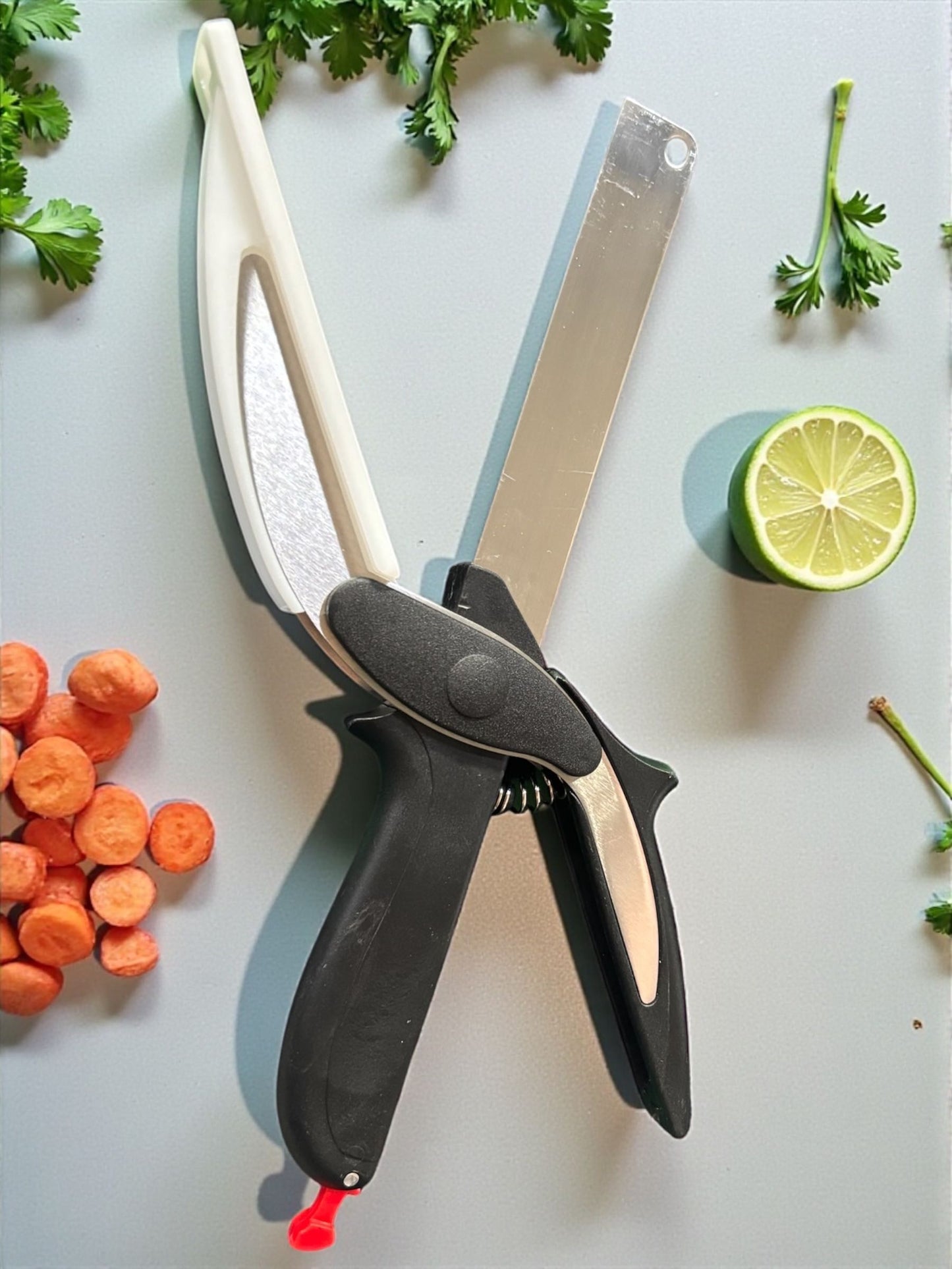 Cutter de Cuisine Multifonction avec Planche Intégrée