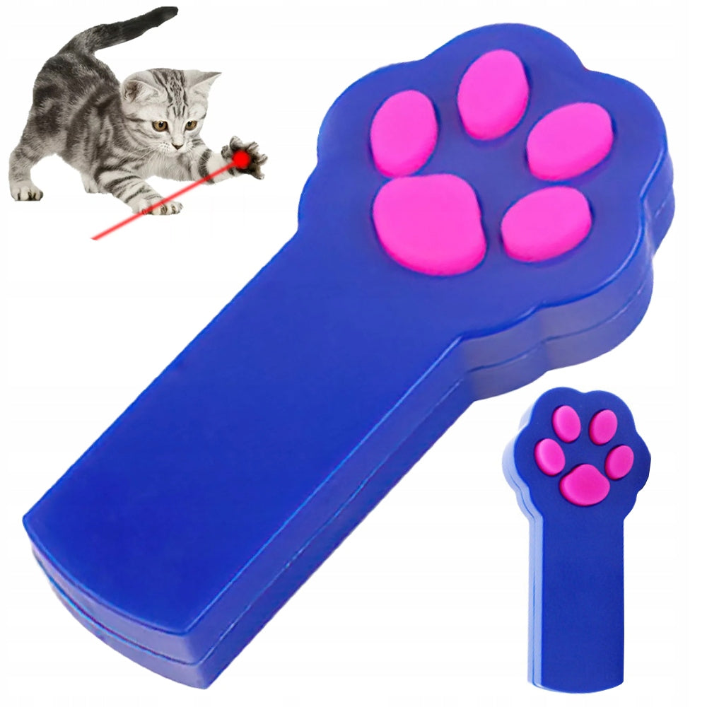 Giocattolo laser interattivo per gatti a forma di zampa: giocattolo luminoso divertente e stimolante