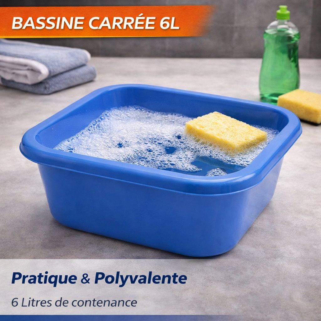 Bassine Carrée 6L