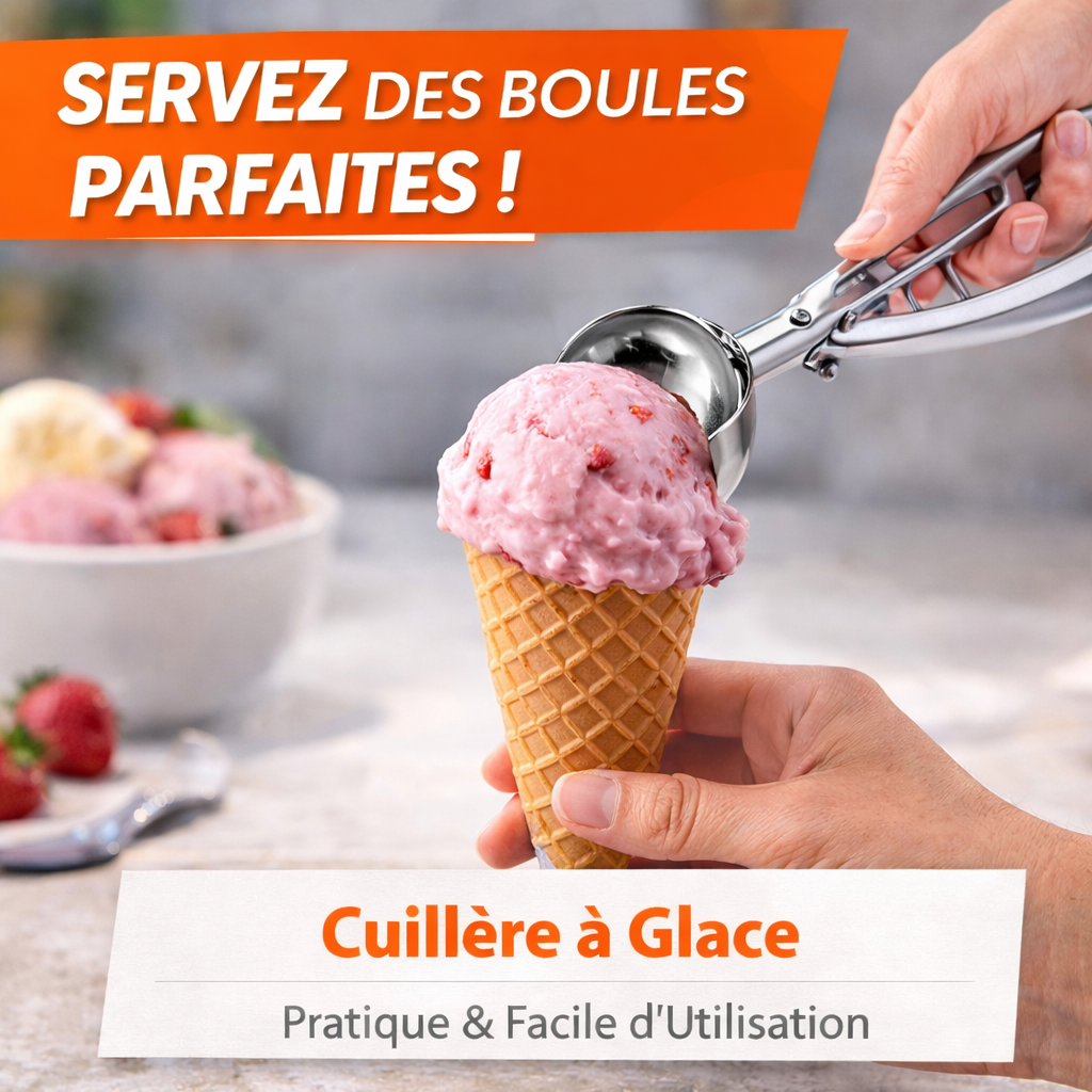 Cuillère à Glace en Acier Inoxydable 24 cm