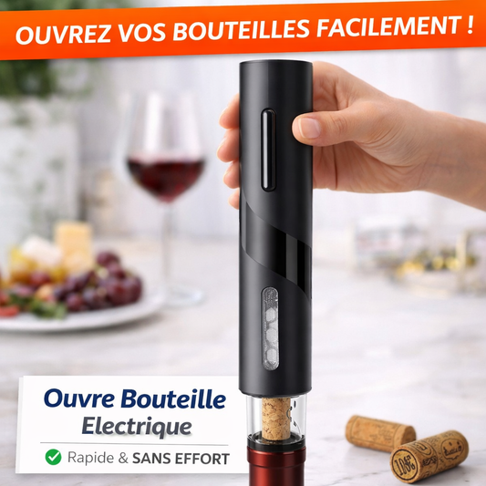 Cavatappi elettrico: apre automaticamente le bottiglie in pochi secondi