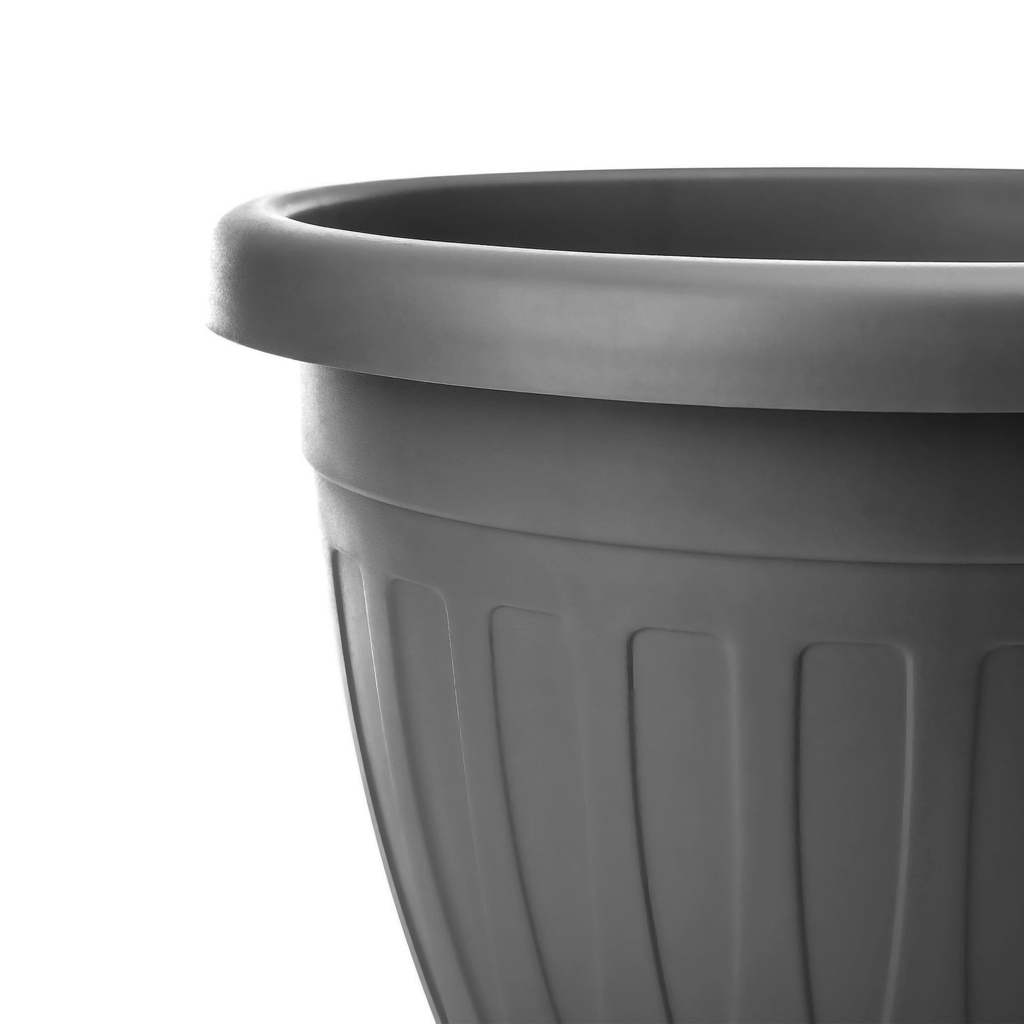 Vaso leggero con sottovaso – Dimensioni 17 cm – Per piante, talee e piantine – Colore casuale