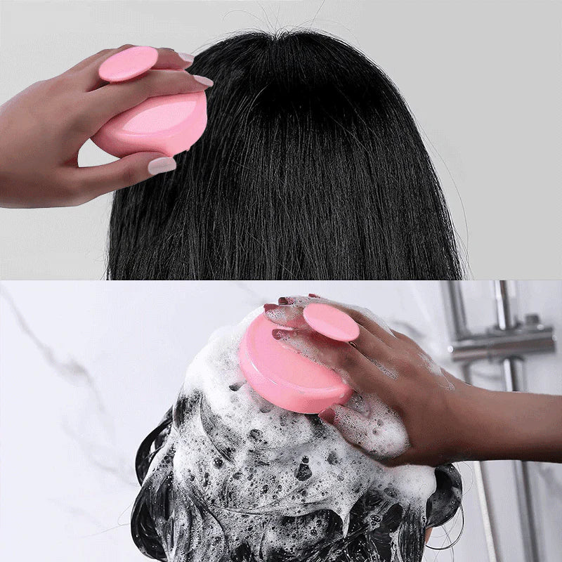 Spazzola per massaggio shampoo – Silicone morbido e massaggio del cuoio capelluto – Pulizia profonda
